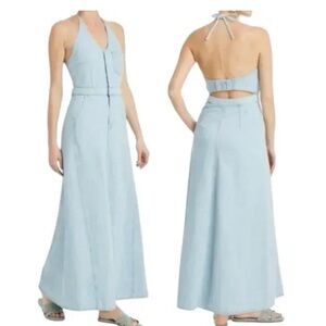 Denim Dress Universal Thread Light Blue